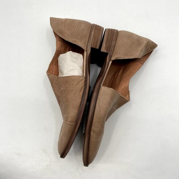 Free people Tan D'orsay Pointed Toe Flats - Picture 7 of 8